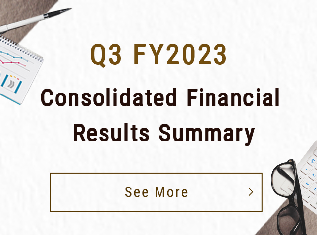 Q3 FY2023 Consolidated Financial Results Summary